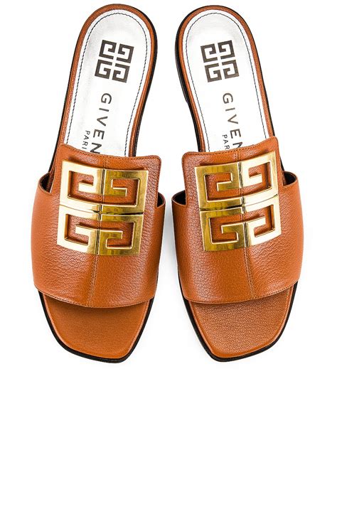 givenchy 4g flat mule sandals|Givenchy mule sandals 4g.